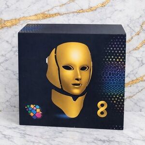 Gold and Black Robot Head Box